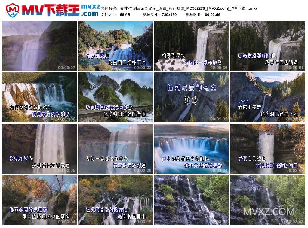 暴林-情到最后却是空_国语_流行歌曲_MD302278